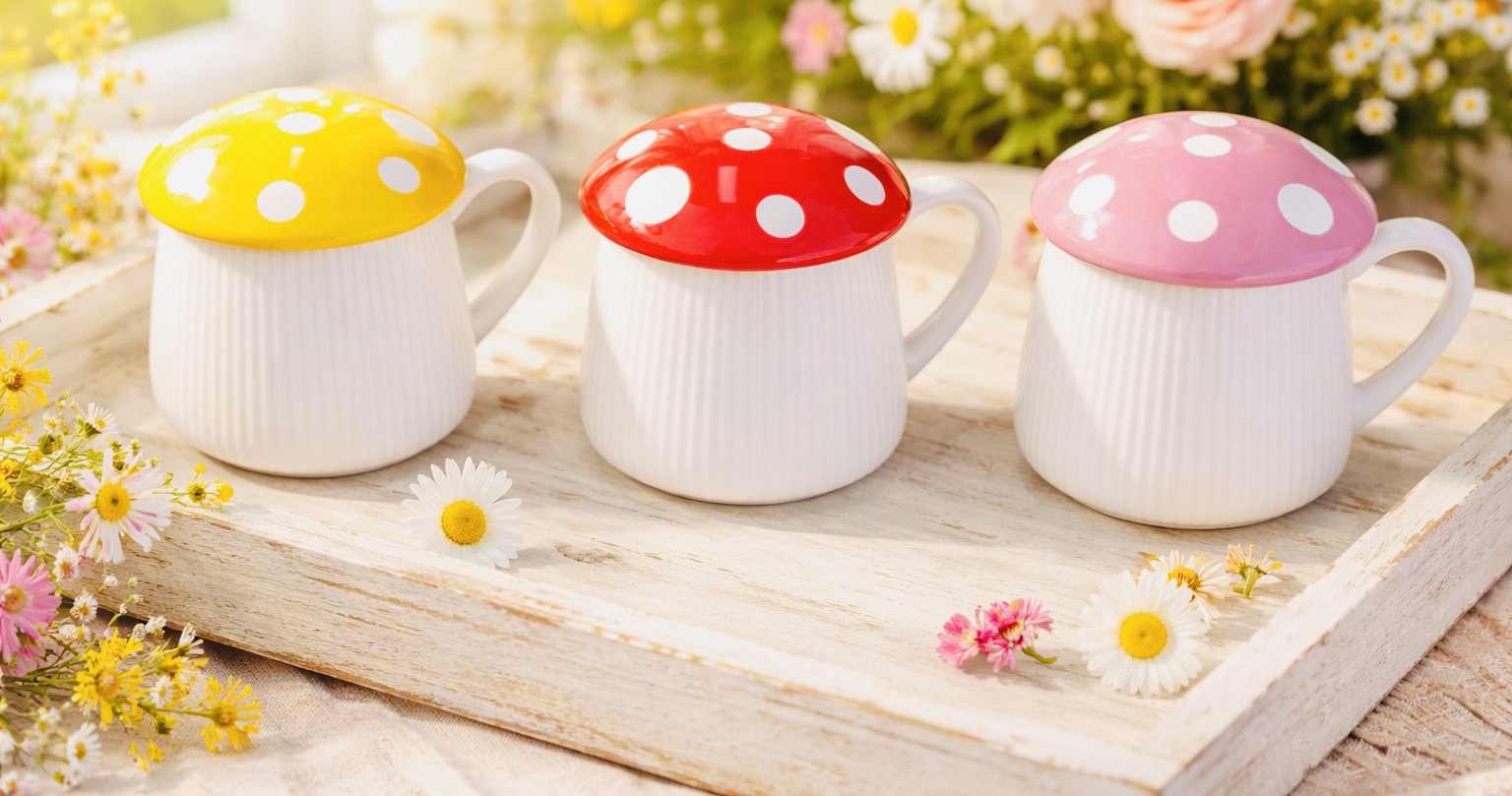 Miniatura 3 de caneca cogumelo